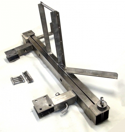 Swingarm (stainless steel) for LEHNER POLARO tailgatespreader installation to SUZUKI JIMNY